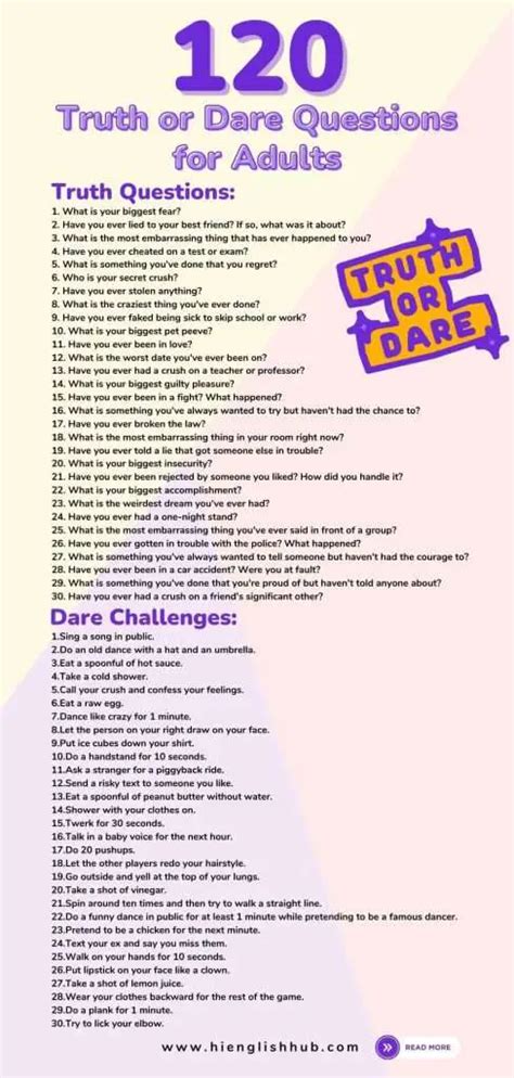 embarrassing dare questions|215 Best Truth or Dare Questions for Game Night .